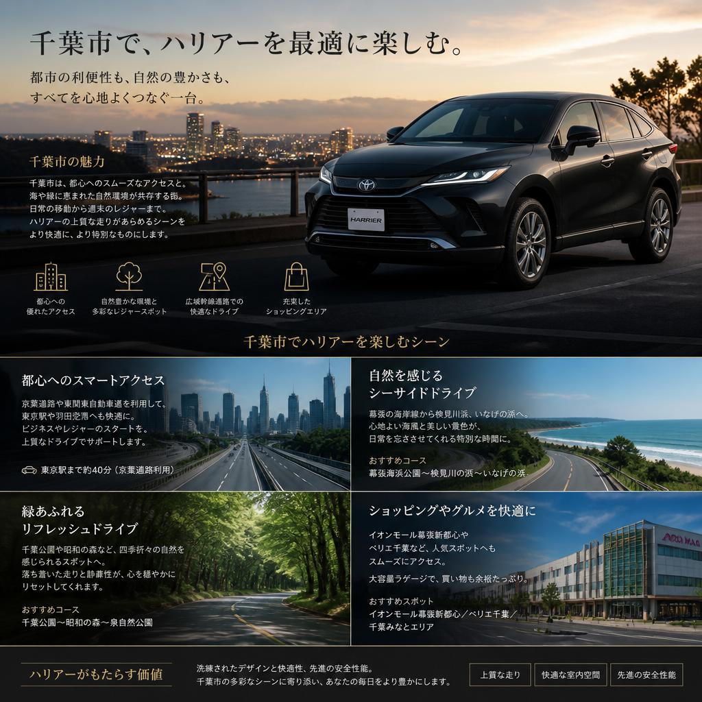 千葉市でトヨタハリアーを体感する理由