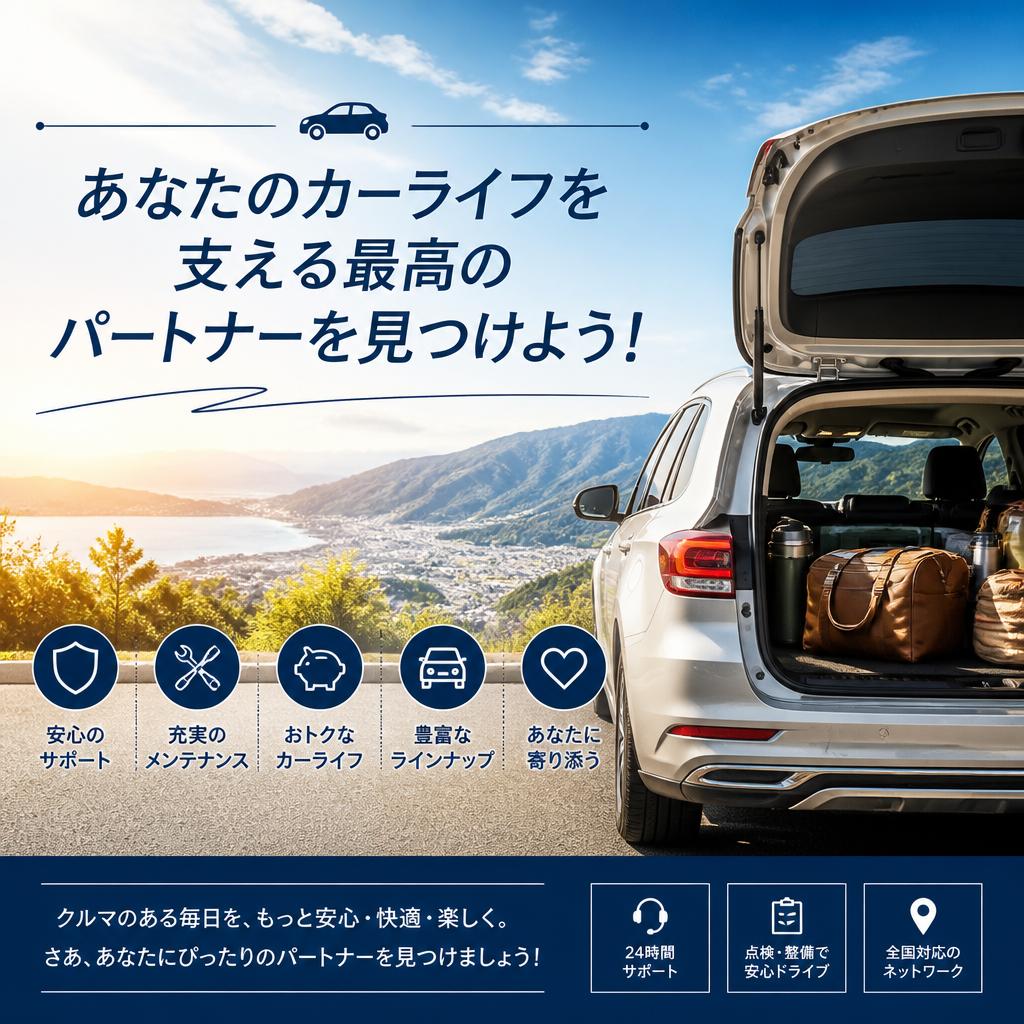 あなたのカーライフを支える最高のパートナーを見つけよう！